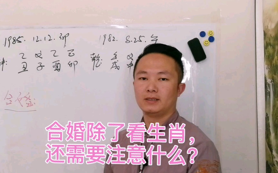 合八字,合婚除了看生肖,还需要注意哪些问题?#合婚#生肖文化哔哩哔哩bilibili