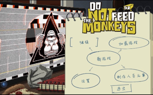 [图]Do not feed the monkeys 第一天试玩（下载地址放在简介）