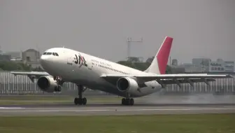 日本航空jal A300 600r起飞青森空港 哔哩哔哩 Bilibili