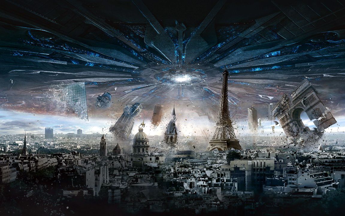 科幻片:巨型飞船降临地球,直径达3000公里,到掠夺地核当燃料!