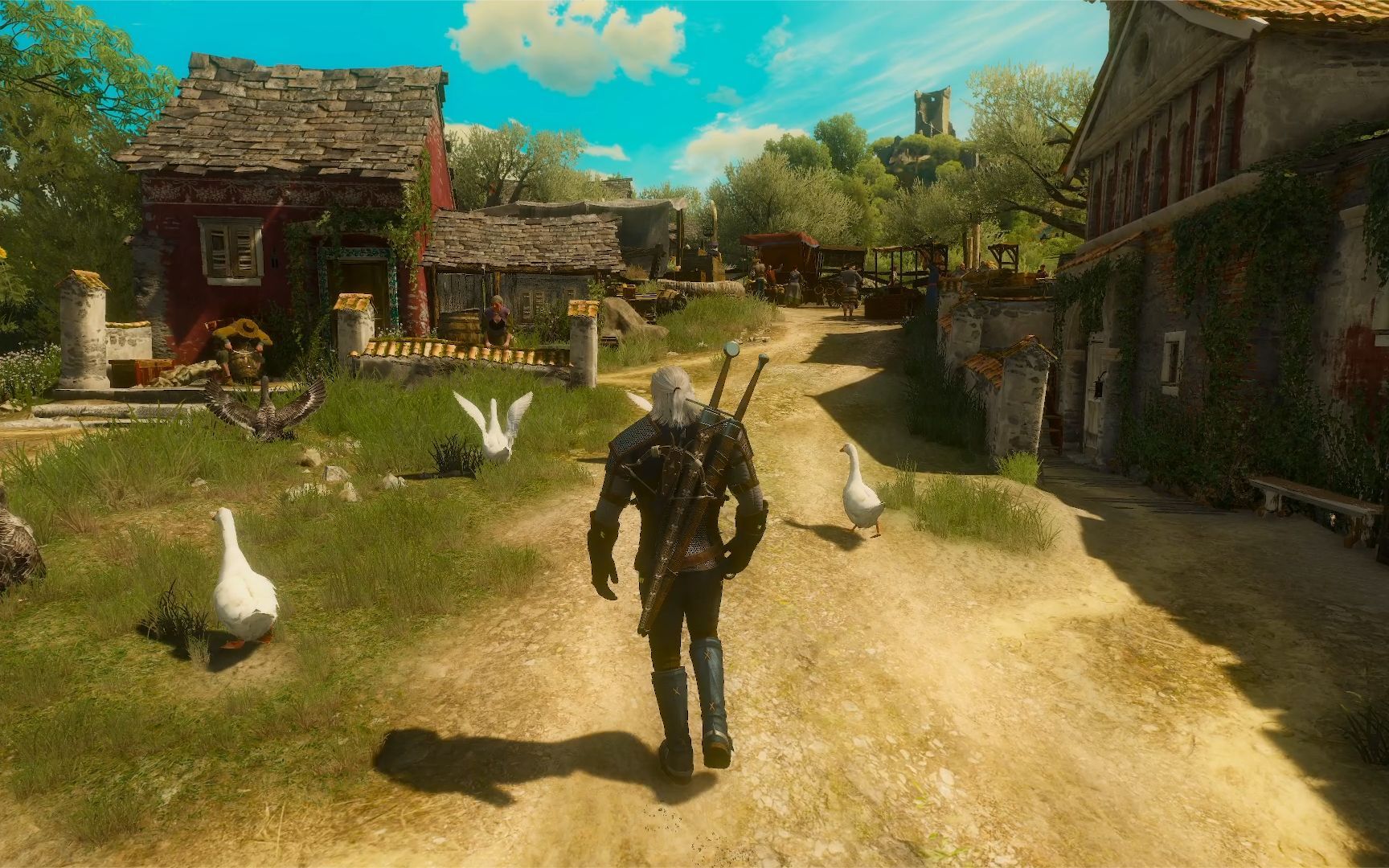 3070ti玩7年前的巫师3画面非常好但是已经感觉跟不上如今了