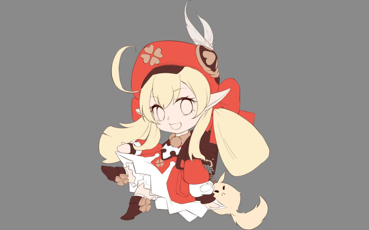 【原神】哒哒哒 绘制可莉的原画教程