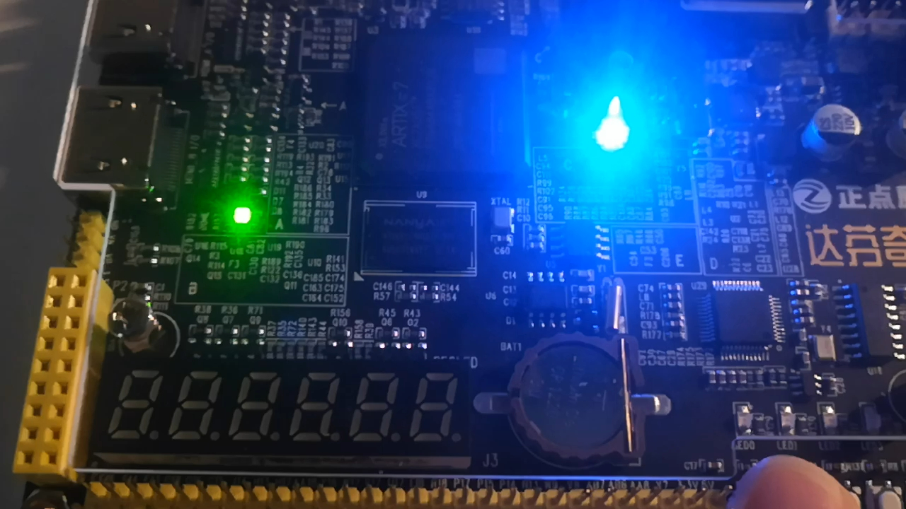 六位数码管静态显示【verilog】
