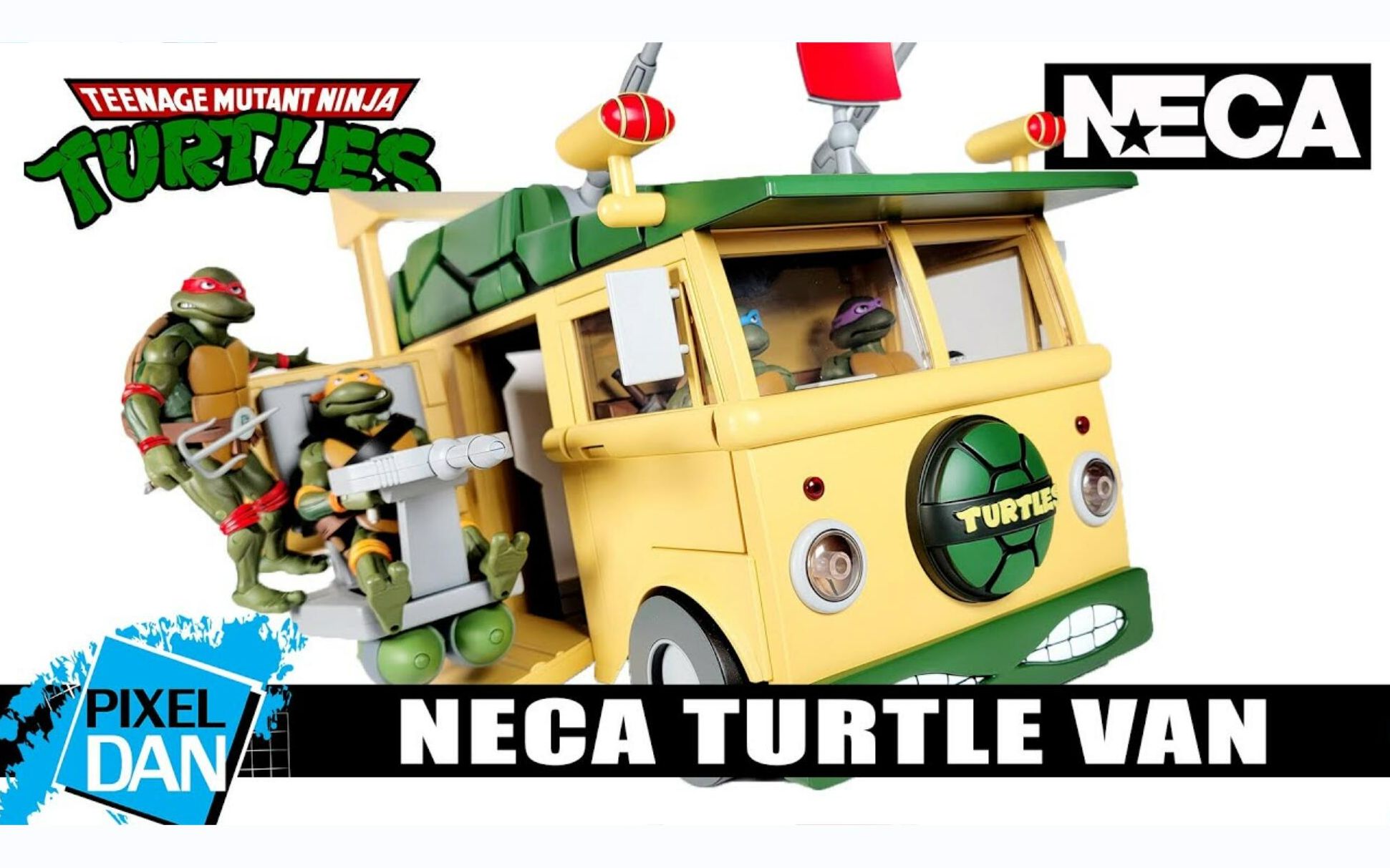 neca 87动画版 tmnt 忍者神龟 turtle van 龟车 / 派对车
