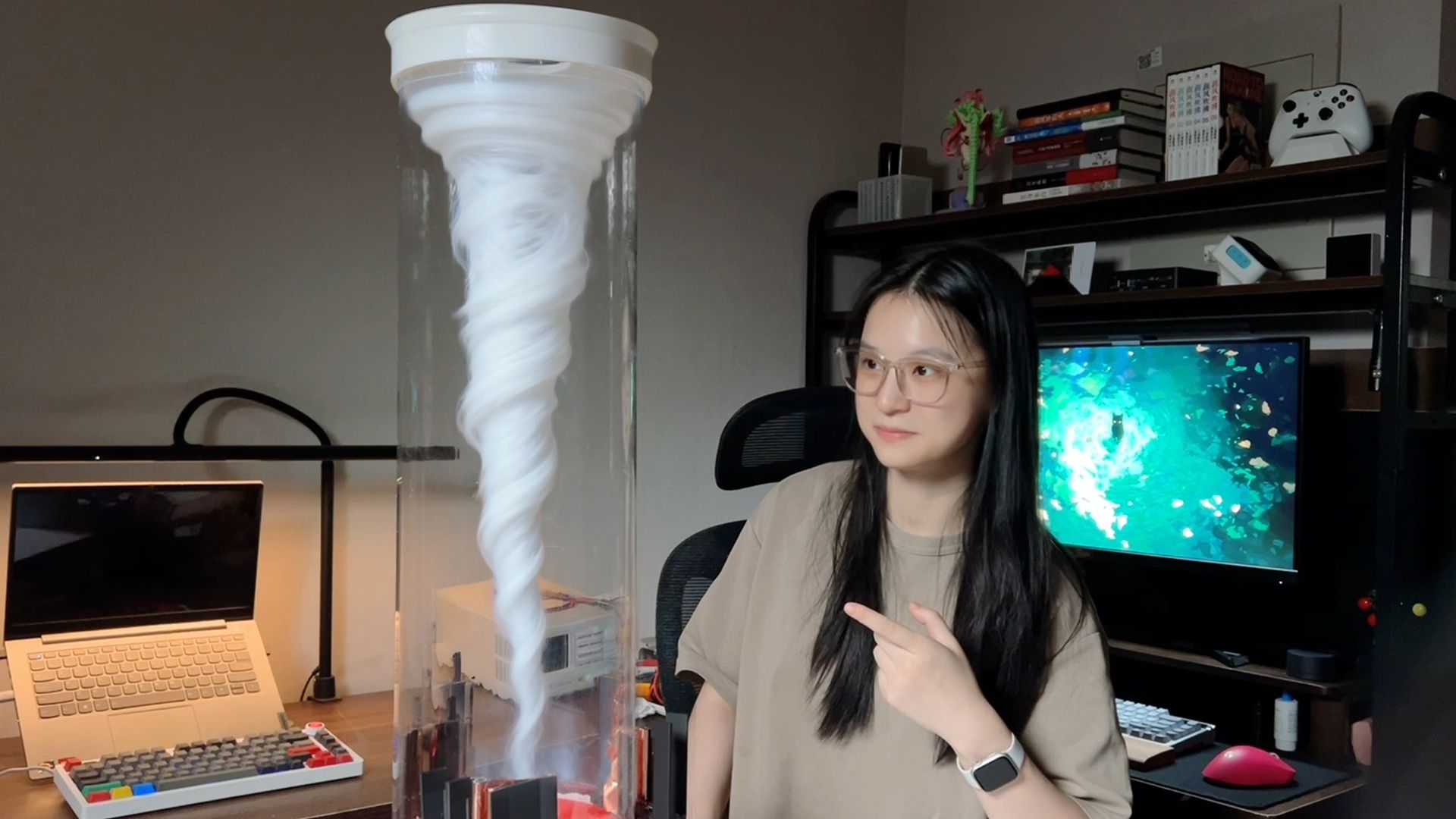 我制作了一个龙卷风！