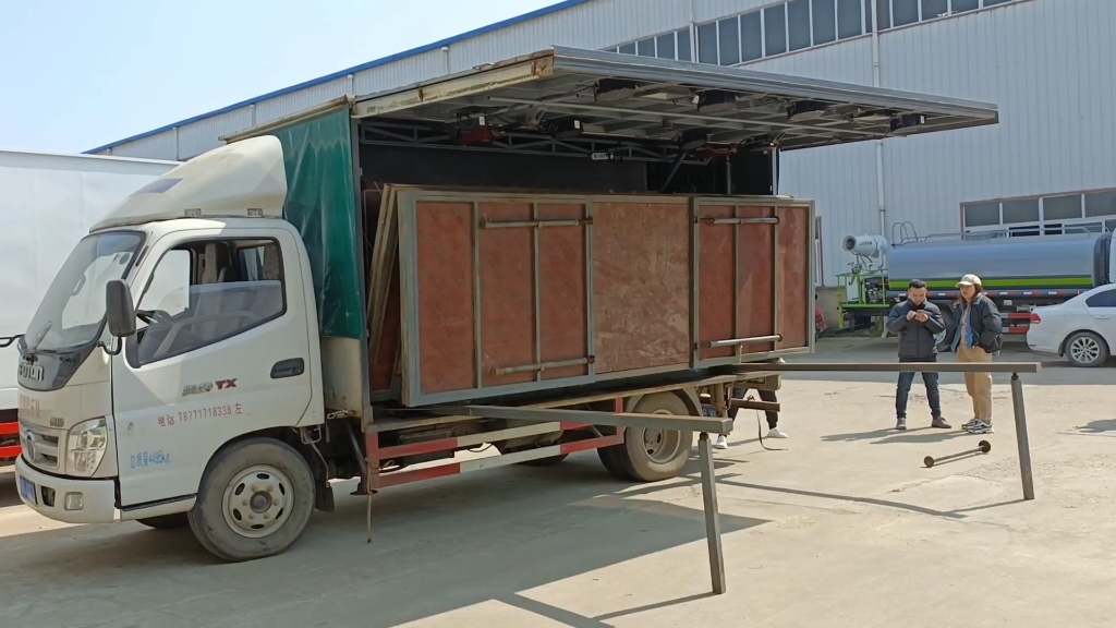 出售二手蓝牌舞台车,国四单面展开,并且回收二手流动舞台车#流动舞台