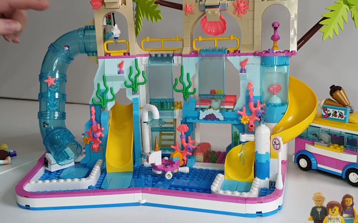 乐高friends summer fun water park (41430) 评测_哔哩哔哩_bilibili
