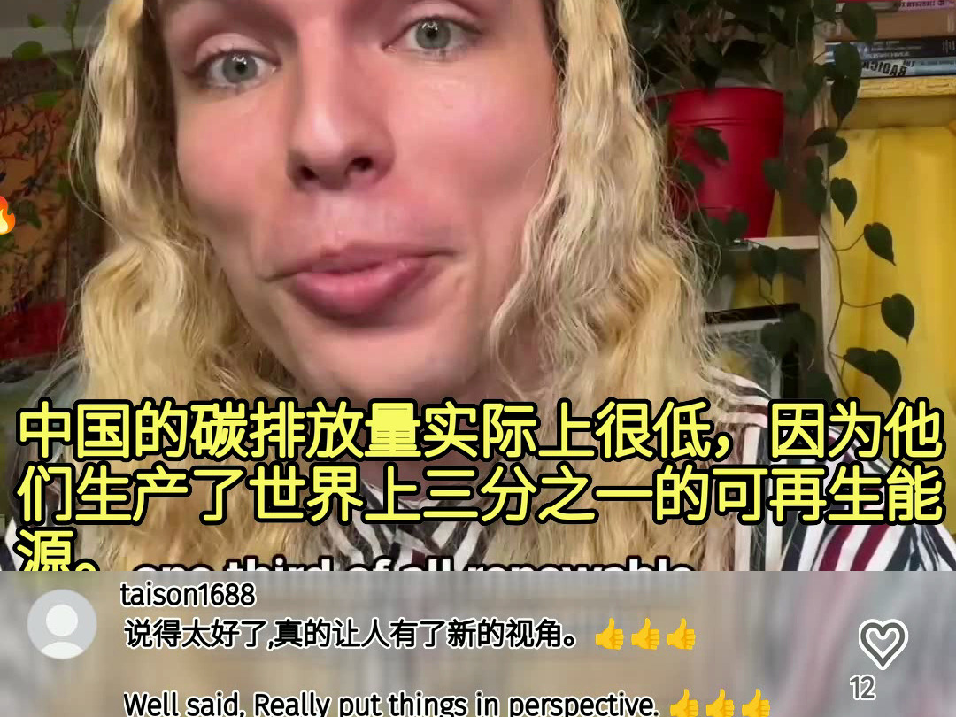 外国人解释中国对世界的环保贡献 欧美人自己的意林 评论区大儒辩经 评论翻译 彩色弹幕化哔哩哔哩bilibili