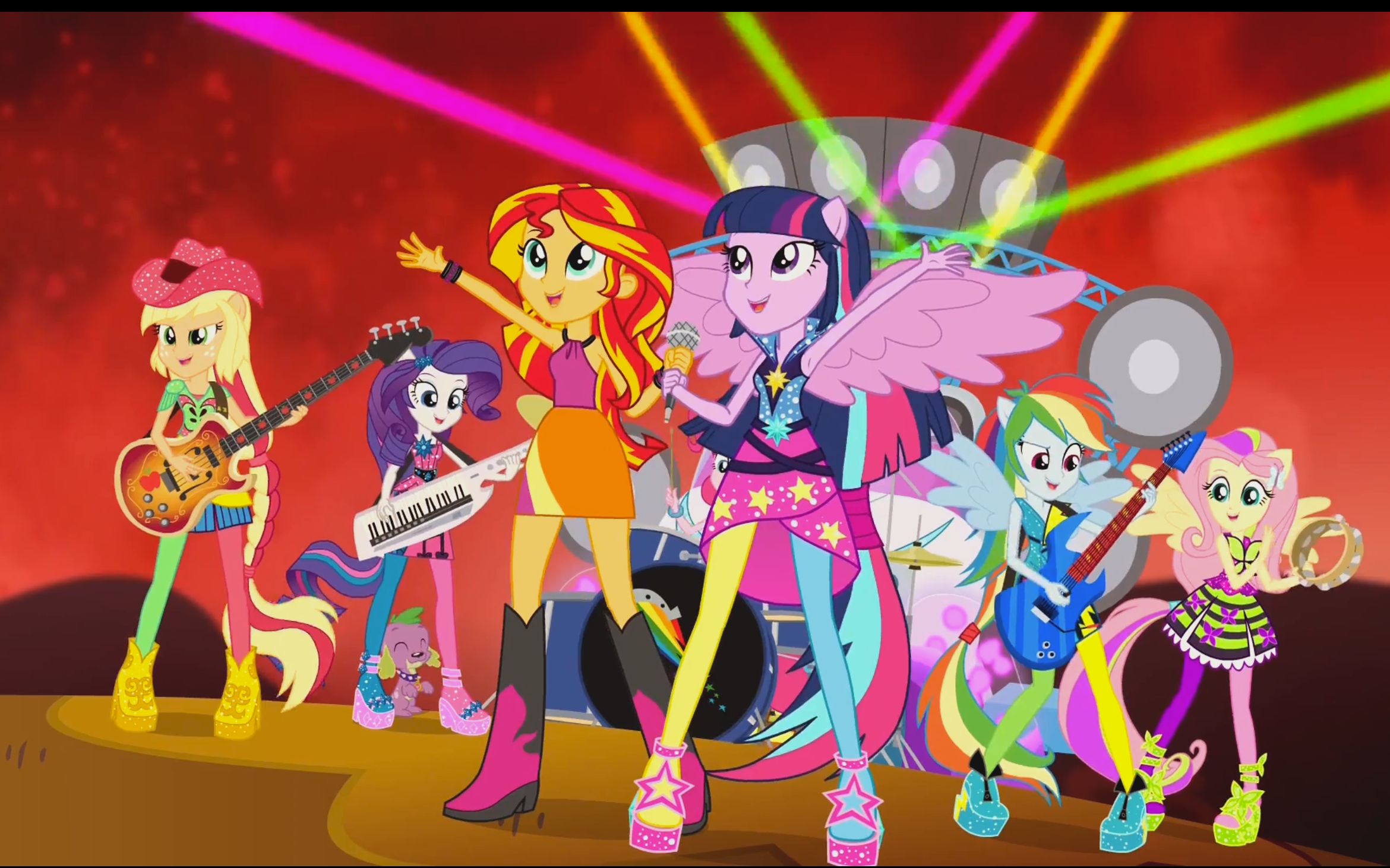 [图]【中法双字】【MLP】Bienvenue au spectacle & La bataille des Rainbooms