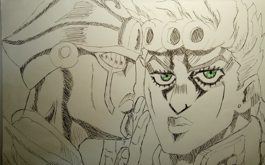 高画质爆肝手绘jojo的奇妙冒险黄金之风op2每一帧都非常精致