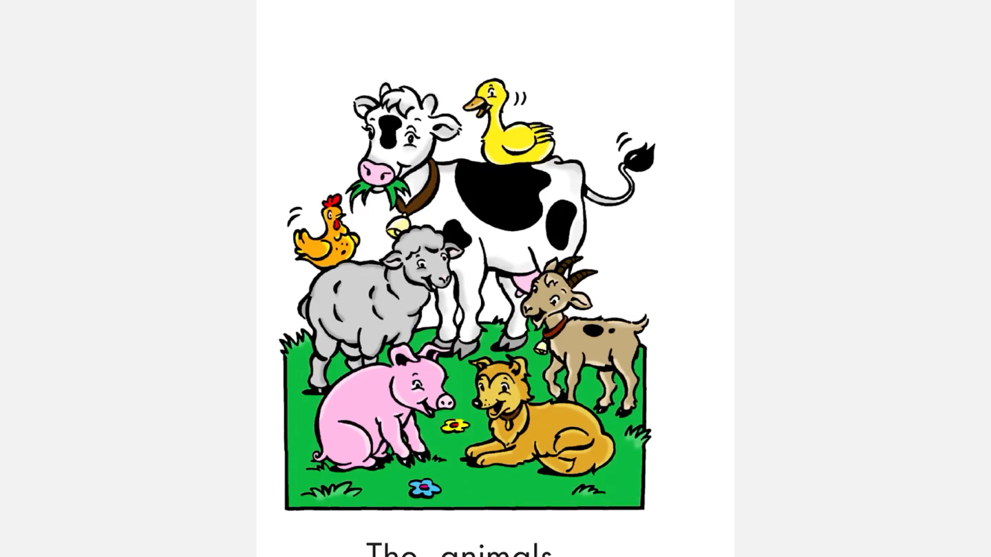 启蒙英语原版教材raz阅读aa级别farmanimals