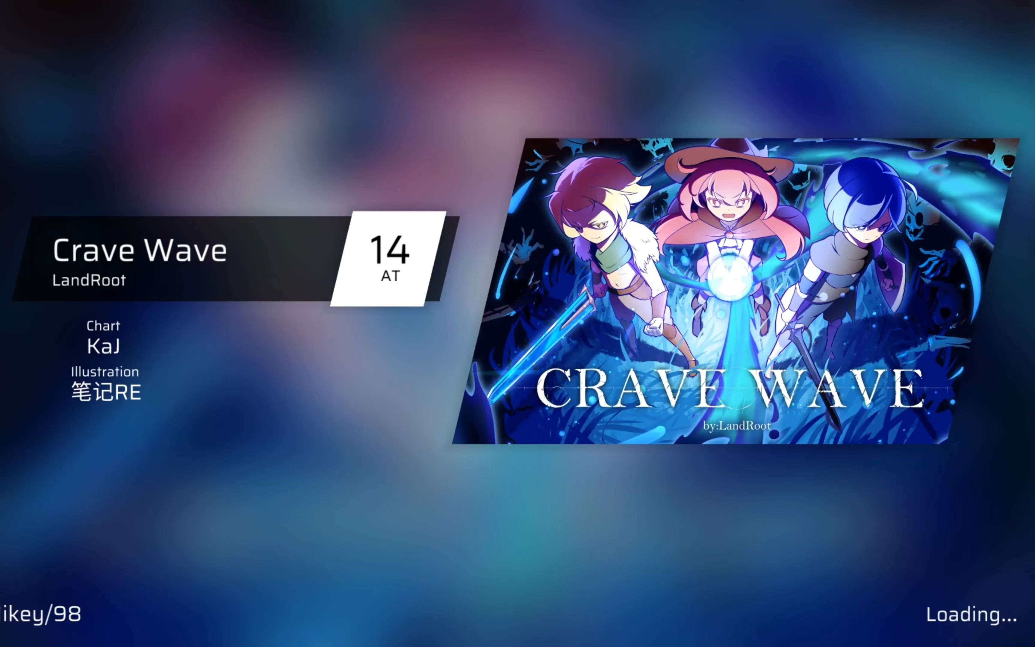 [phigros自制谱/官谱差分] crave wave - landroot at lv.14