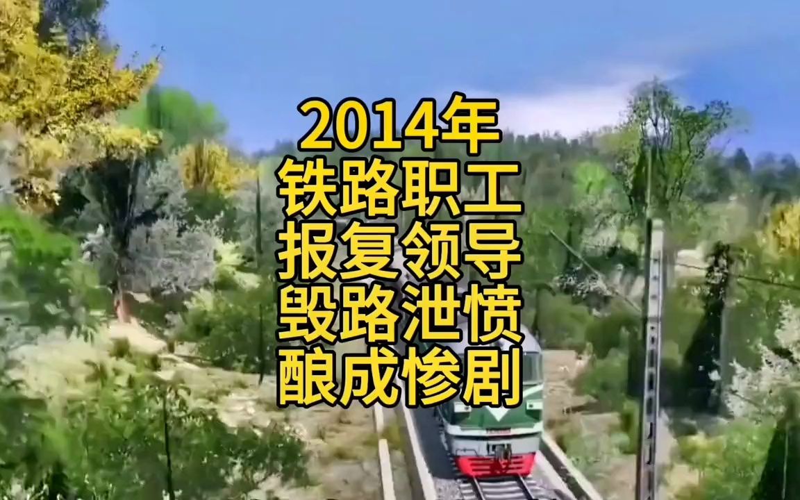 2014年滨北铁路,职工报复领导拆毁路轨,酿成重大交通事故哔哩哔哩bilibili