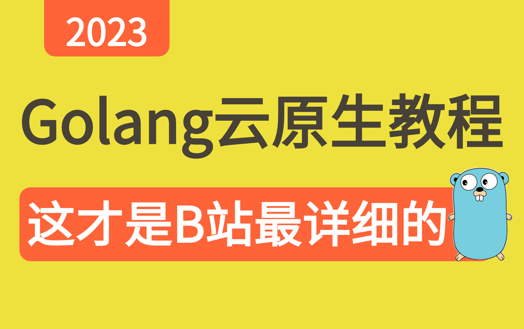 零基礎到精通保姆級golang教程!