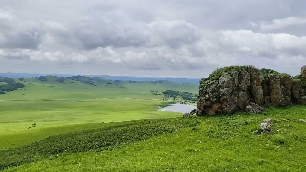 乌兰布统横立山旅游风景