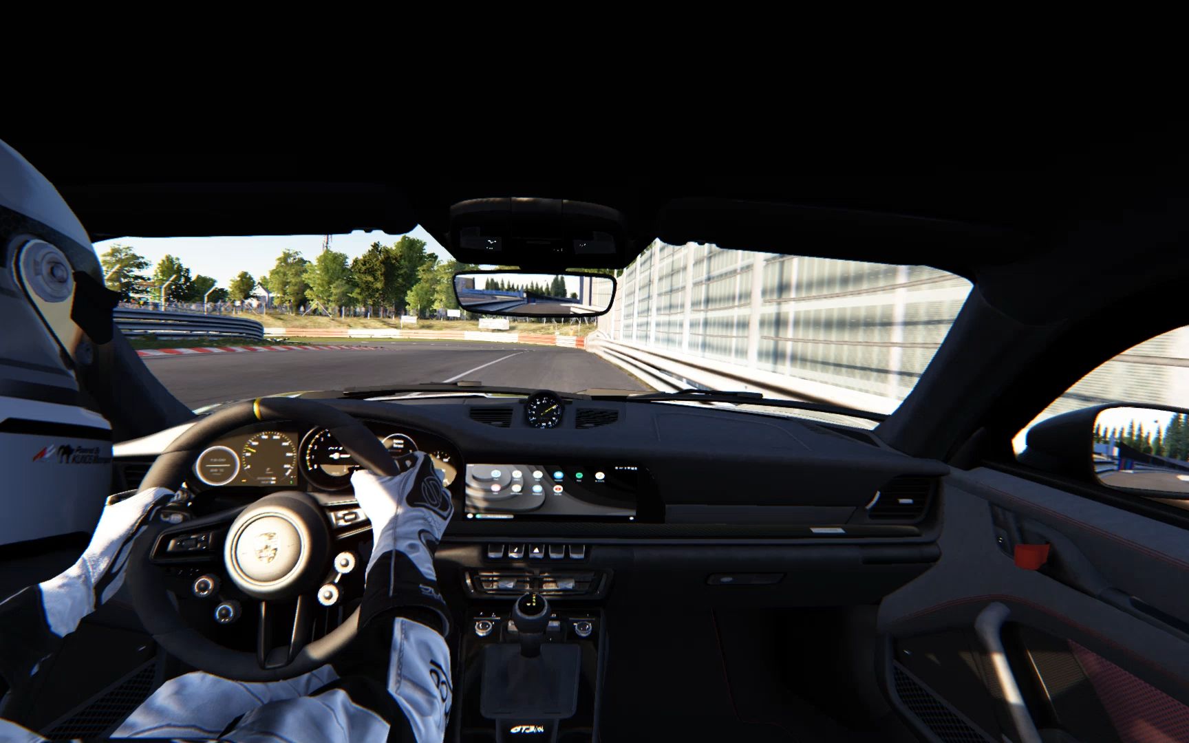 ac porsche_992_gt3r纽博格林刷圈车内视角