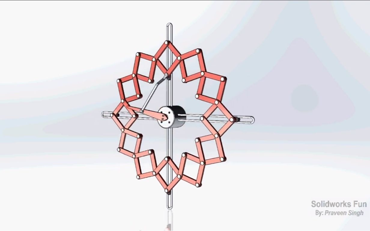 Kinetic Clock Mechanism Design Assembly and Animation in Solidworks哔哩哔哩bilibili