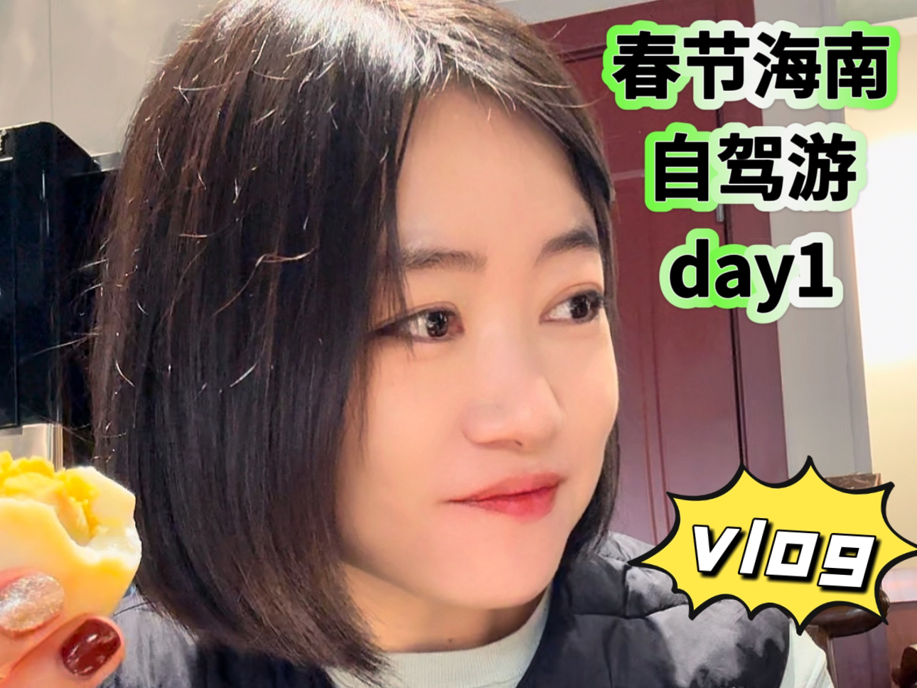 vlog|39岁银行裸辞全职带娃姐姐,一家五口春节海南自驾游day1,花了多少钱?都去哪儿了?哔哩哔哩bilibili