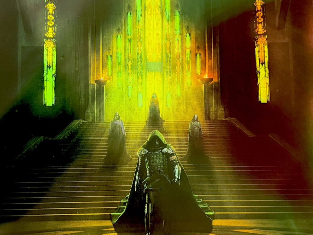 漫威电影《复仇者联盟5》新海报，毁灭博士身后站着三位拉托维利亚女巫