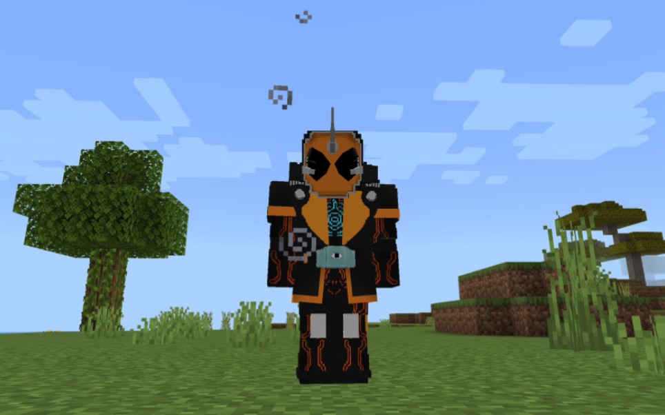 mcpe 建模非常好的假面骑士灵骑模组_我的世界