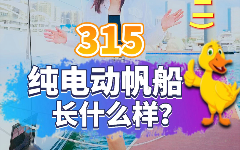 纯电动的帆船长什么样子呢?哔哩哔哩bilibili