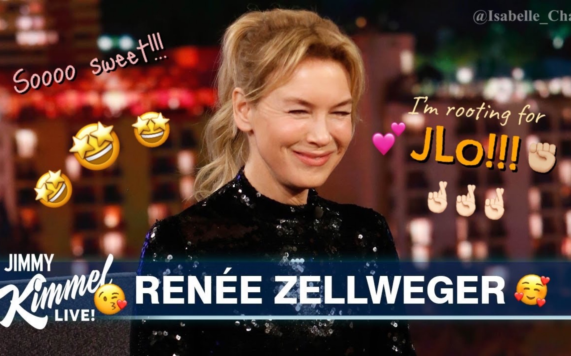 中字格格做客鸡毛秀renéezellwegeronjimmykimmellive