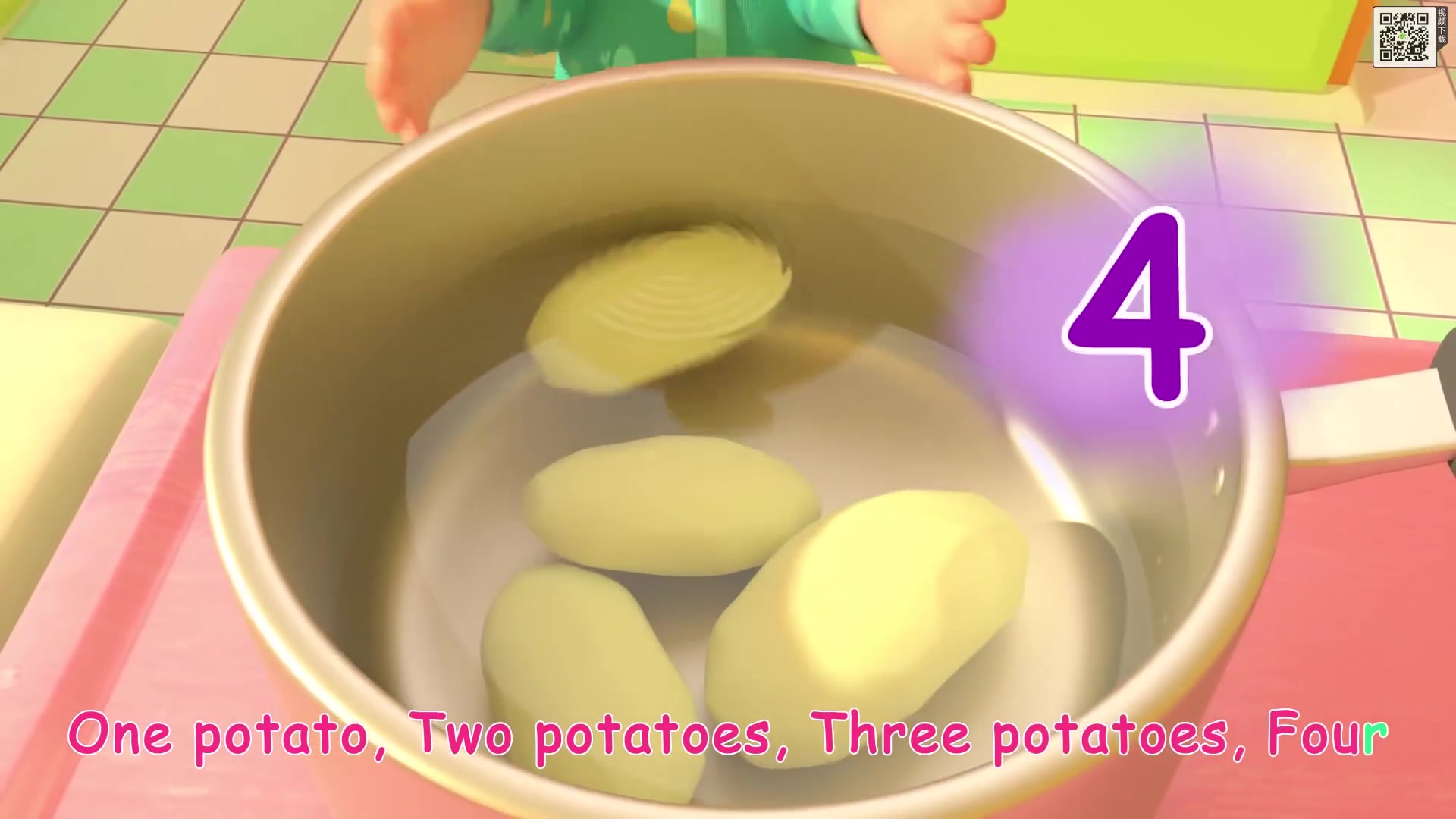 [图]02-05. One Potato, Two Potatoes + More Nursery Rhymes - CoCoMelon