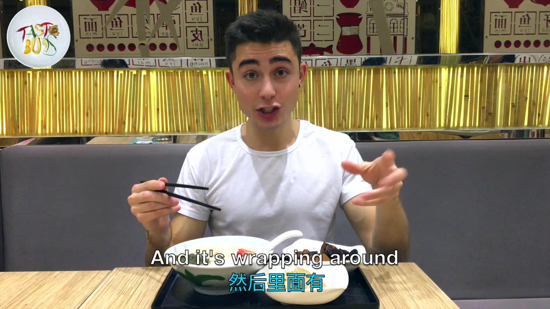 tastebuds伶牙俐吃老外在广州吃鱼做的面条