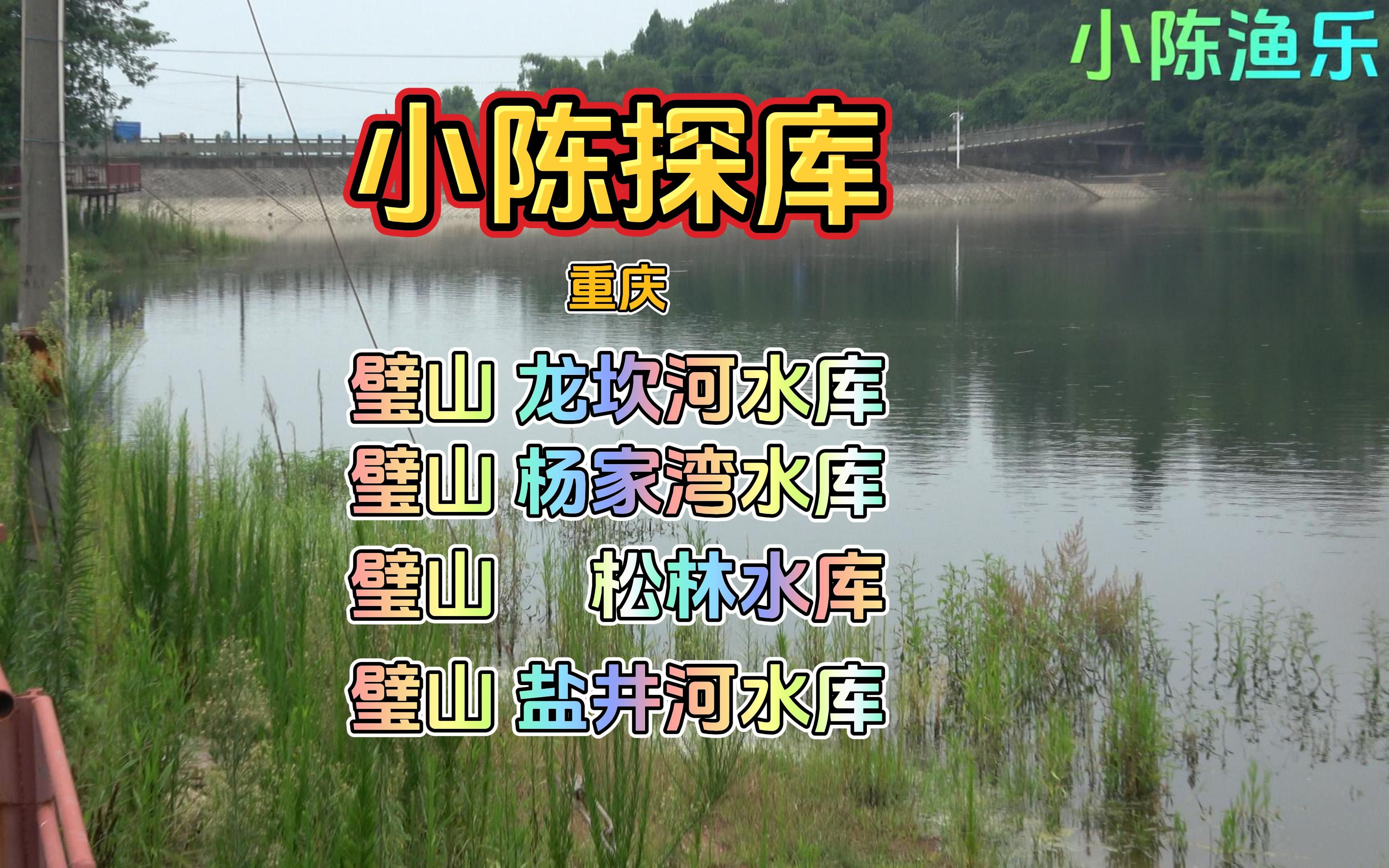 小陈探库龙坎河水库杨家湾水库松林水库盐井河水库重庆璧山哔哩哔哩bilibili