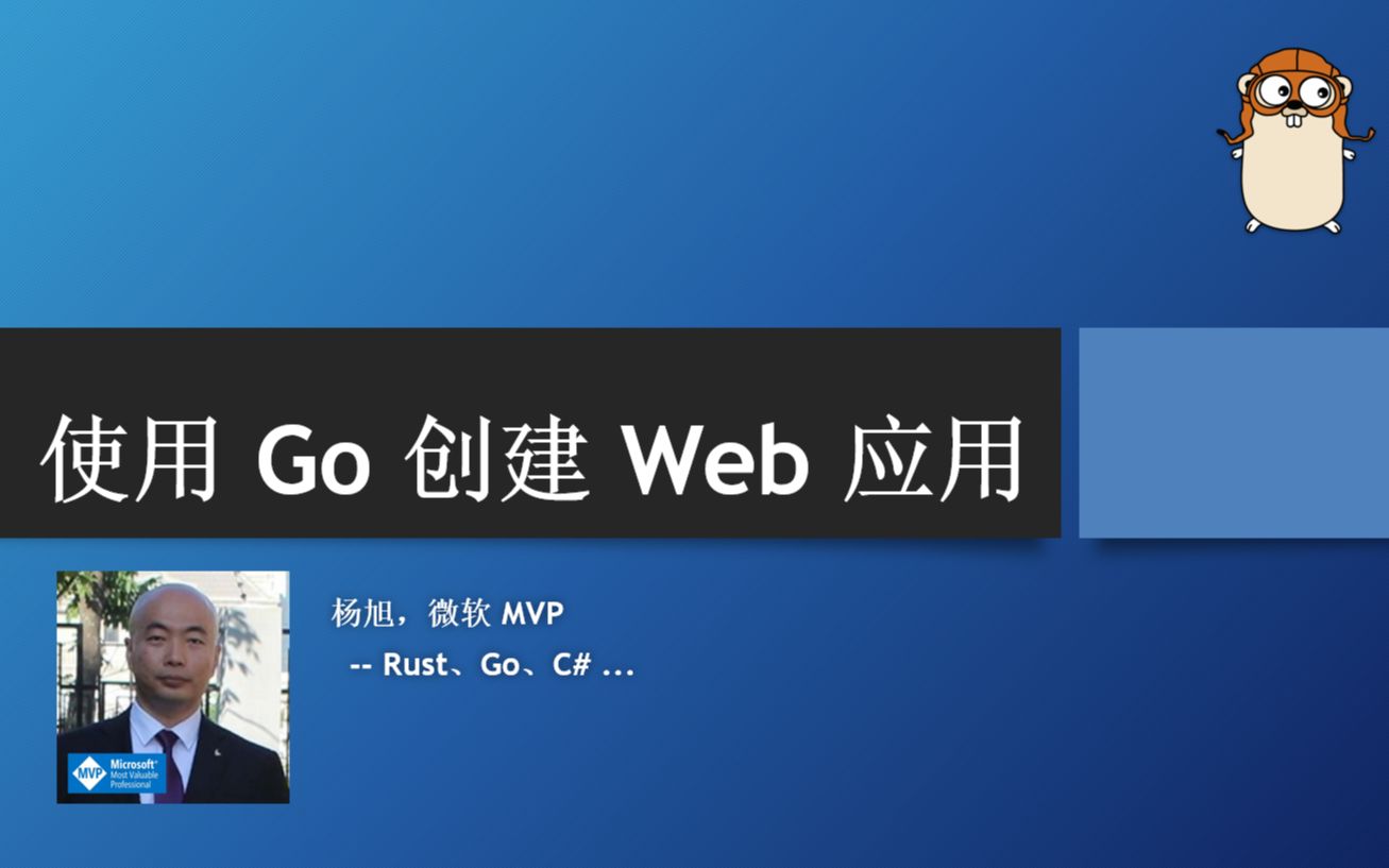 Go Web 编程快速入门【Golang/Go语言】(完结)哔哩哔哩bilibili