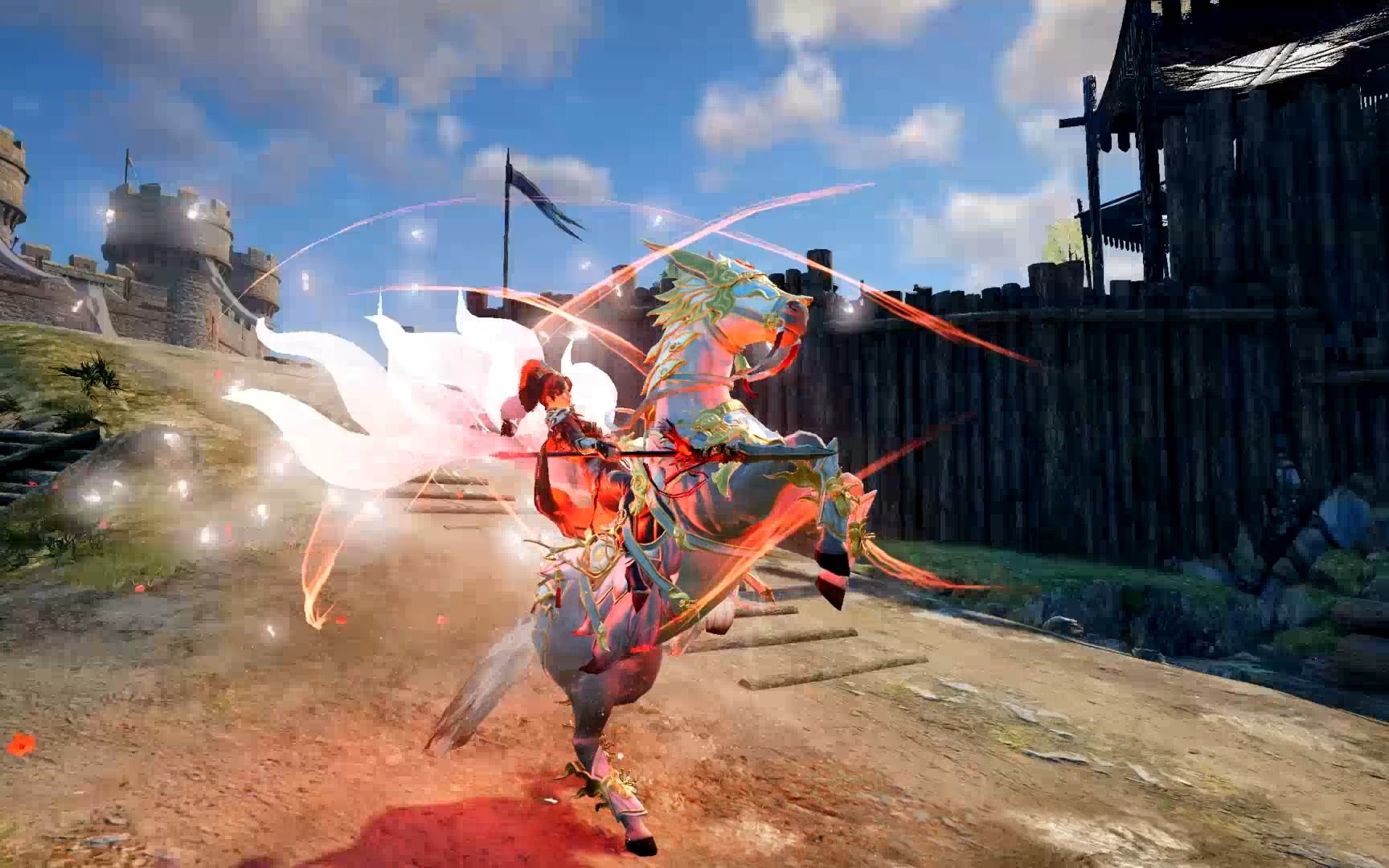 【战意】这白马这皮肤!那得多少钱?怎么也得两个亿吧.