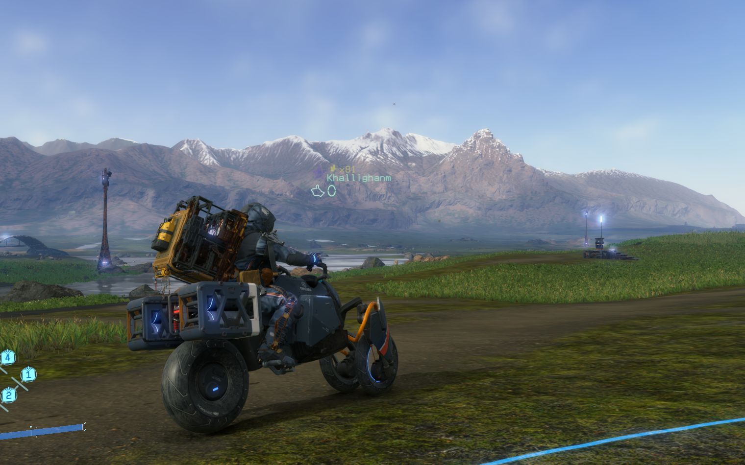 死亡搁浅摩托车绝技,一秒穿过乱石阵