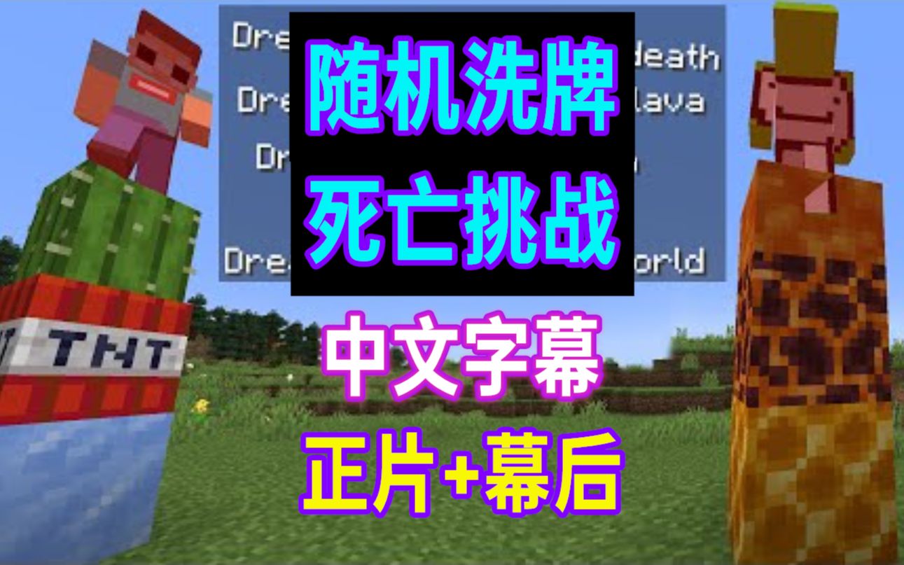 【MCYT/Dream/中文字幕】随机洗牌 死亡挑战!我的世界