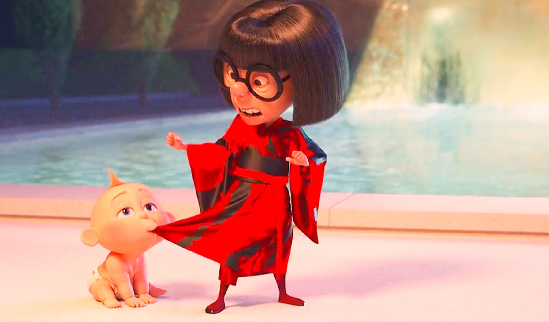 谁能想到,这个不起眼的小宝宝,竟然有17种超能力《超人总动员2》