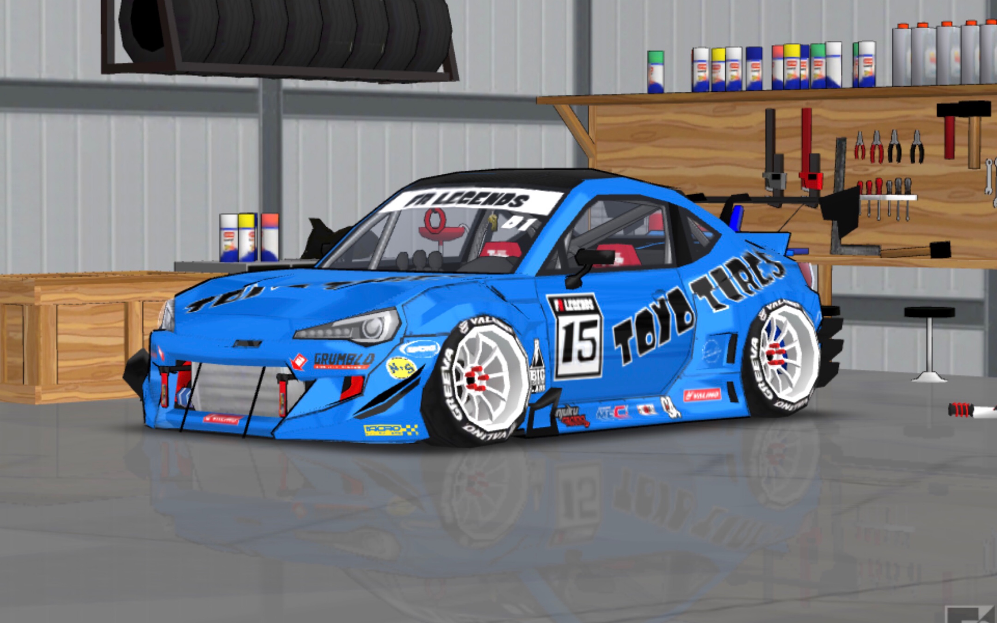 fr legends:自制subaru brz toyo tires涂装(含代码)