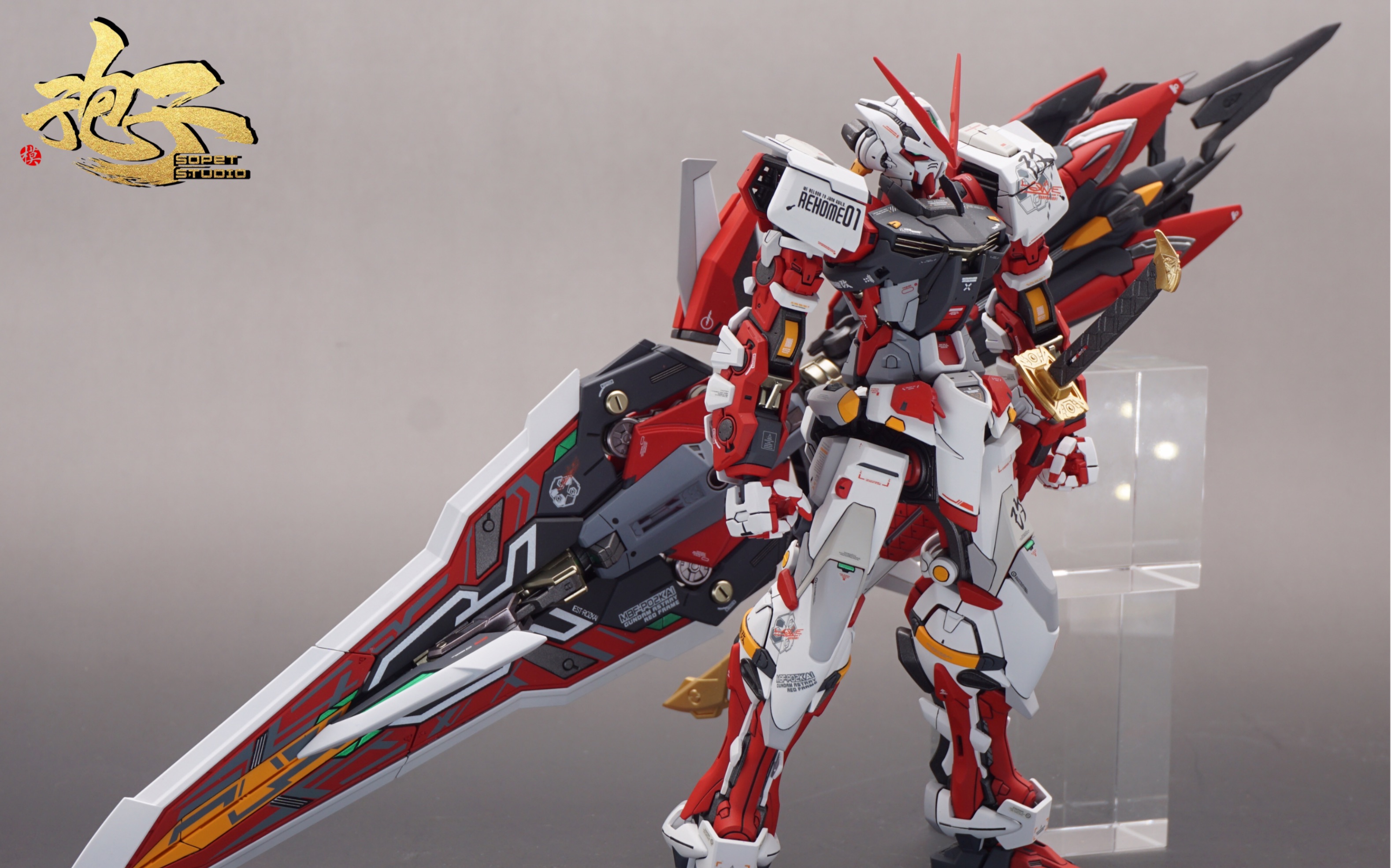 孢子模玩_红异端高达制作范例_哔哩哔哩_bilibili