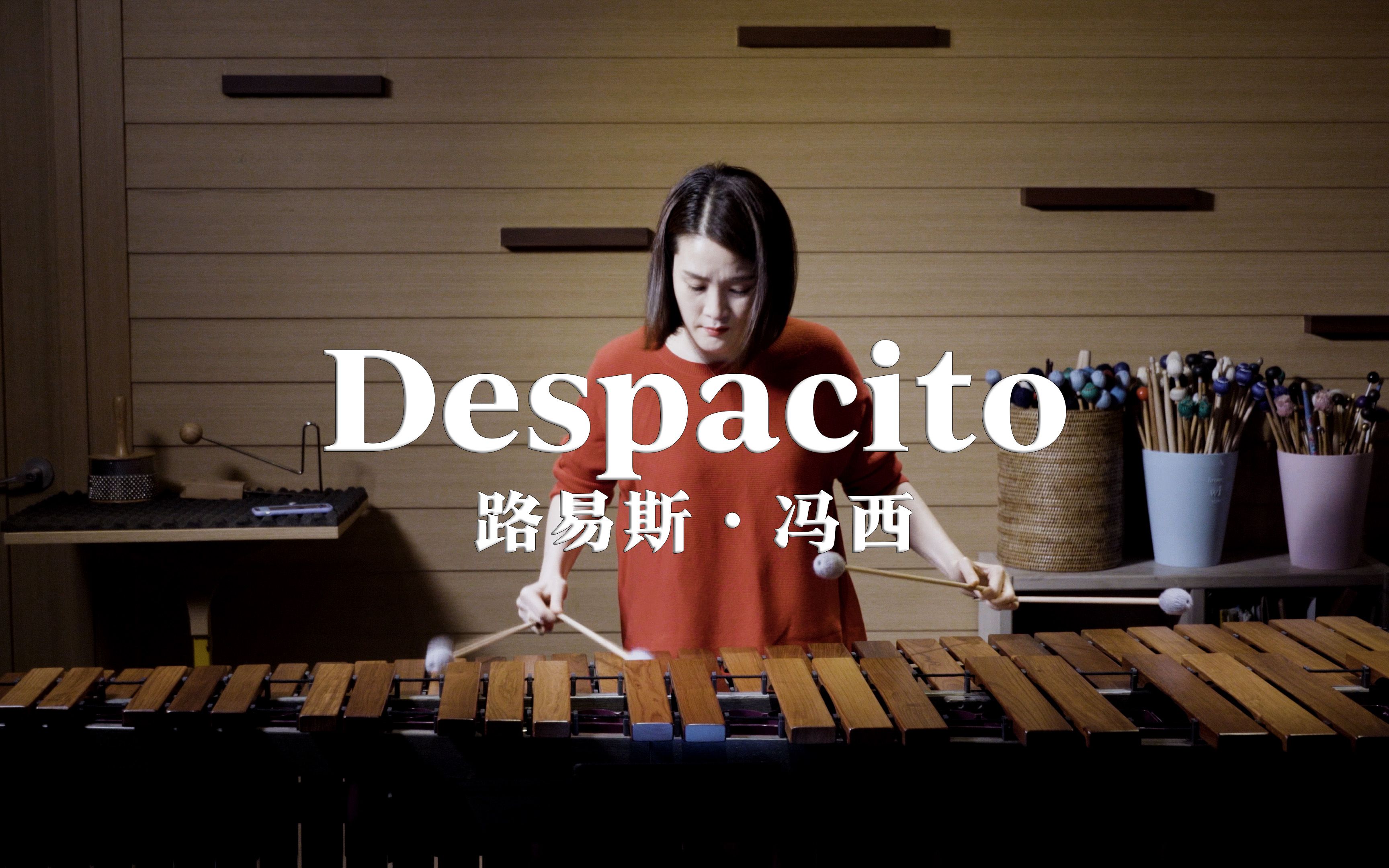 【马林巴琴】《Despacito》打击乐器的音色也太洗涤心灵了!哔哩哔哩bilibili