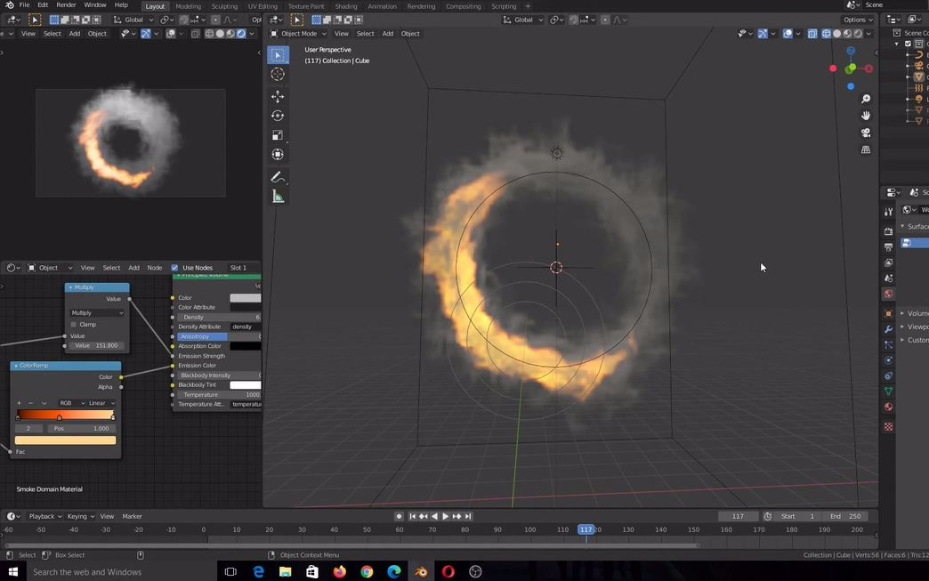 blender2.8制作火焰戒指哔哩哔哩bilibili