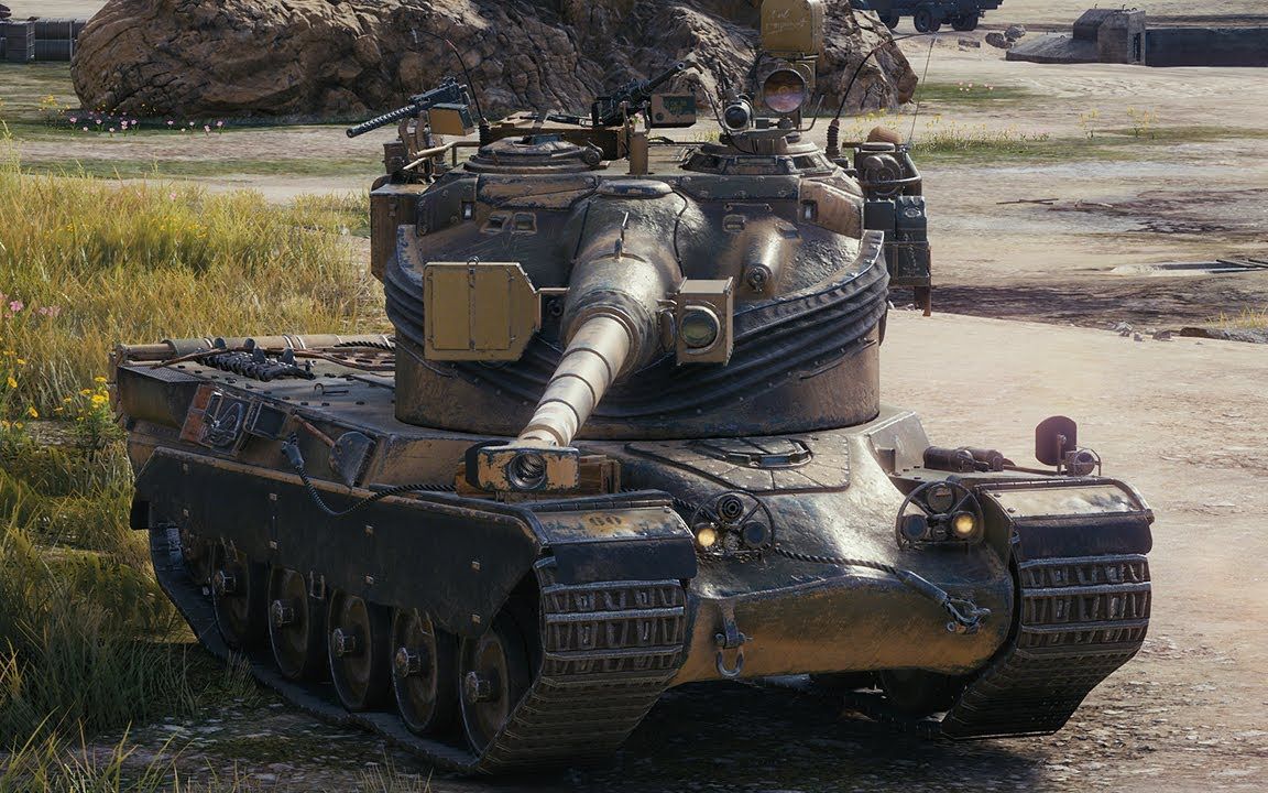 坦克世界--amx 50 b--12.4k 输出 (1 vs 6)