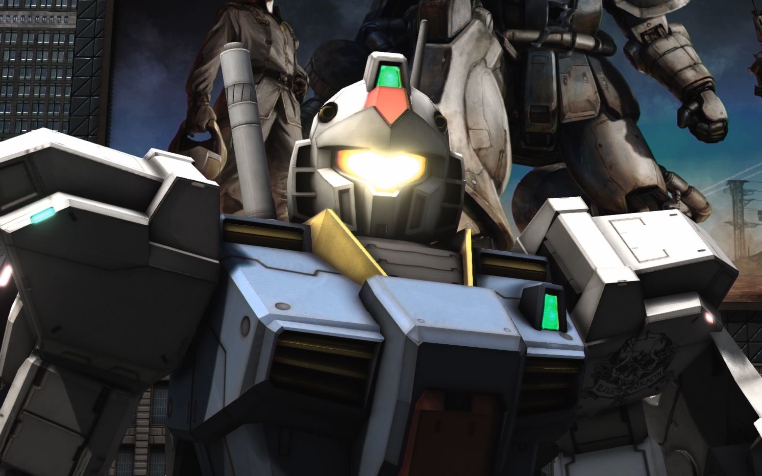 高达战斗行动2机体演示&注释:镇暴型吉姆(机枪控还是乖乖用回机枪吧)