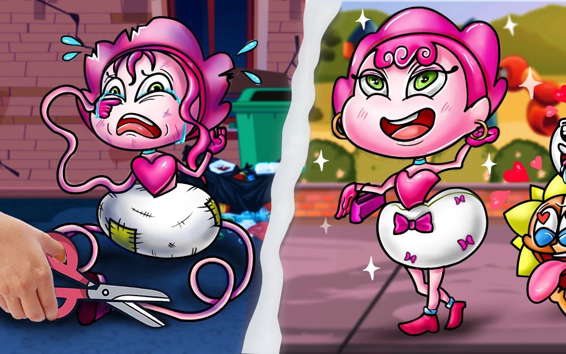 【poppy playtime】小长腿被抛弃了,快来让她变漂亮吧!