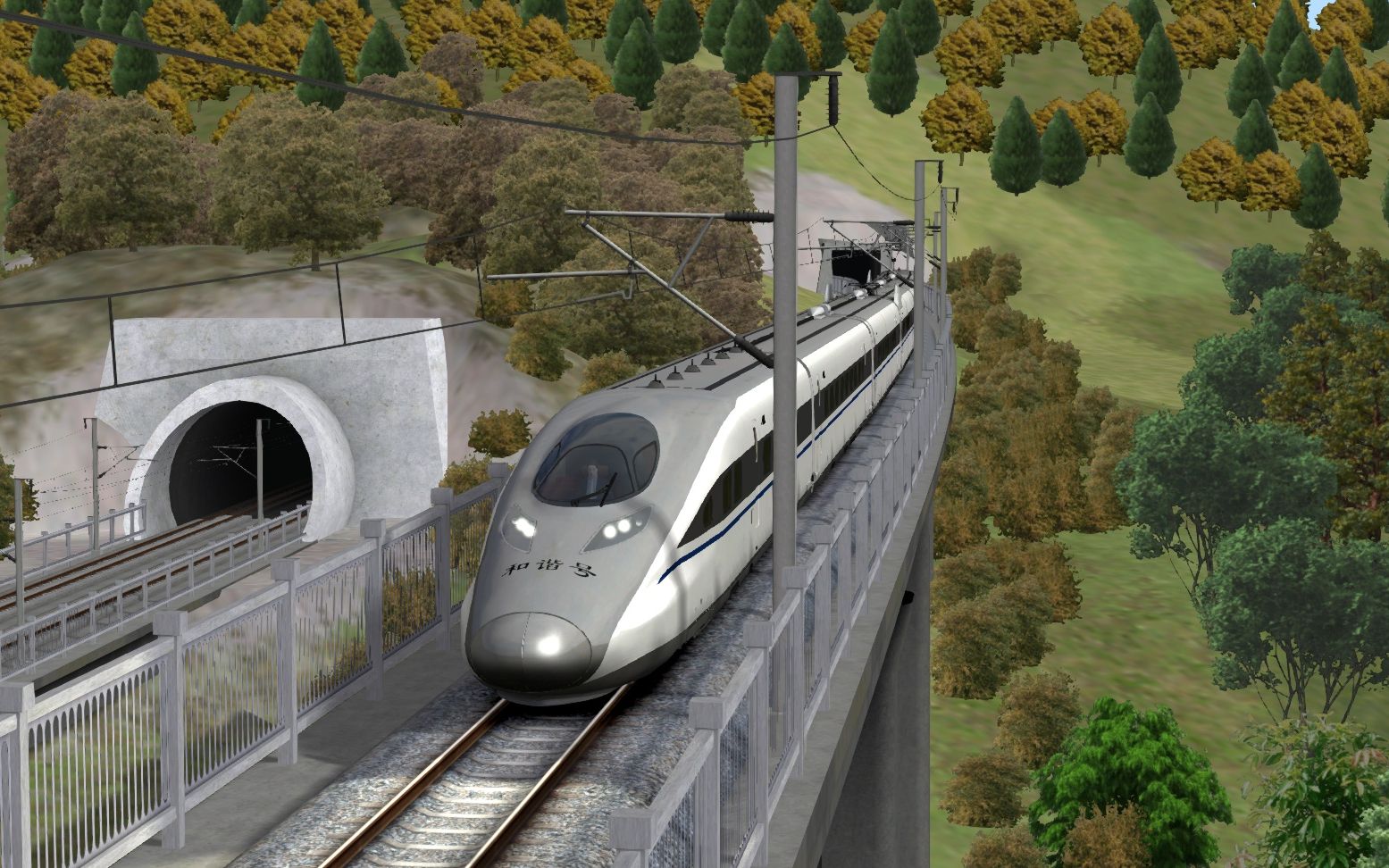 模拟火车2019:秋季的午后,悠哉的运行 .