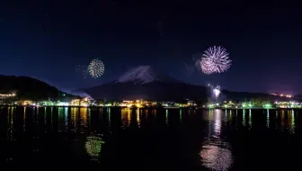 19年1月12日 2月17日期间山梨县大池公园每周都将会举办 河口湖冬花火 哔哩哔哩 Bilibili