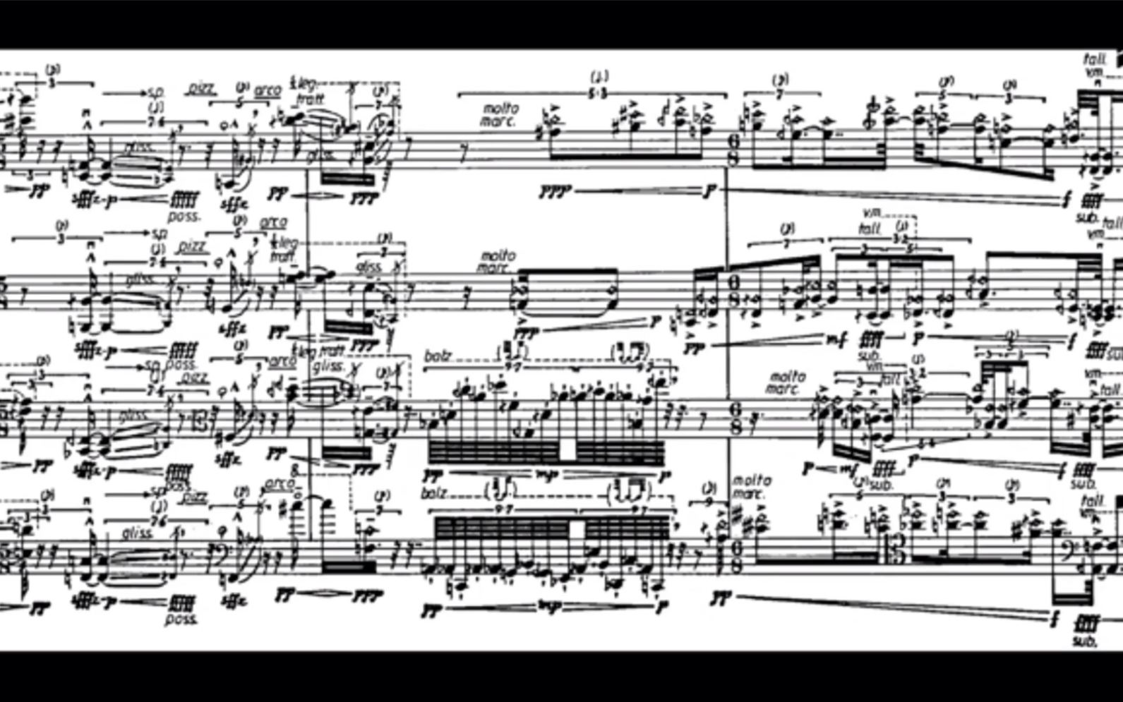 [图]【弦乐四重奏】Ferneyhough - 第三弦乐四重奏