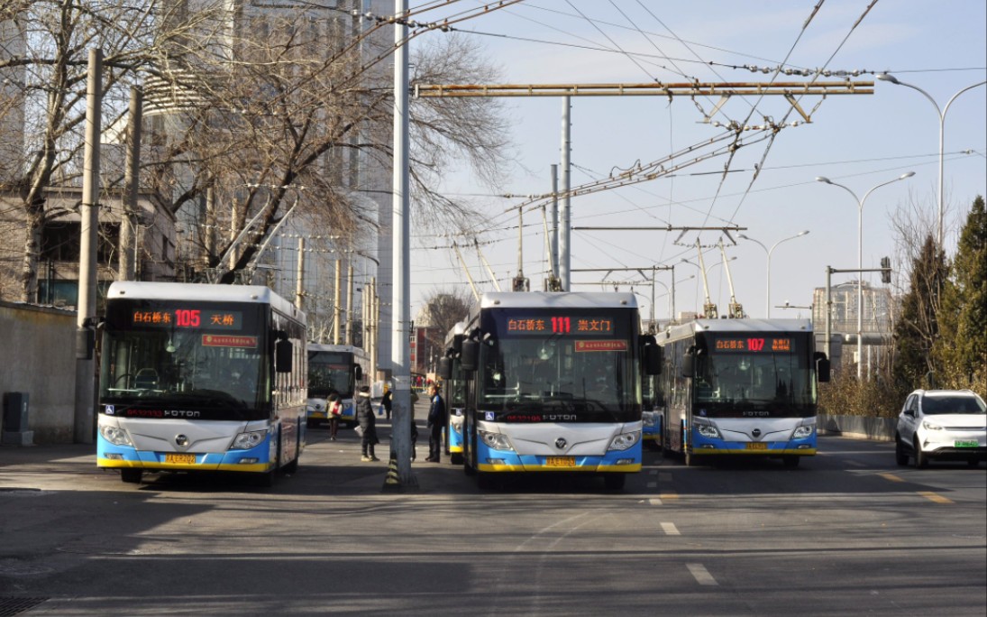 【北京公交】107路唯一一輛肖麗君報站車運行視頻