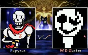 Video herunterladen: 【Mugen】Papyrus vs W.DGaster