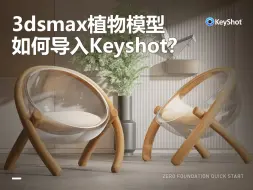 【渲染教程】3dsmax植物模型如何导入keyshot？