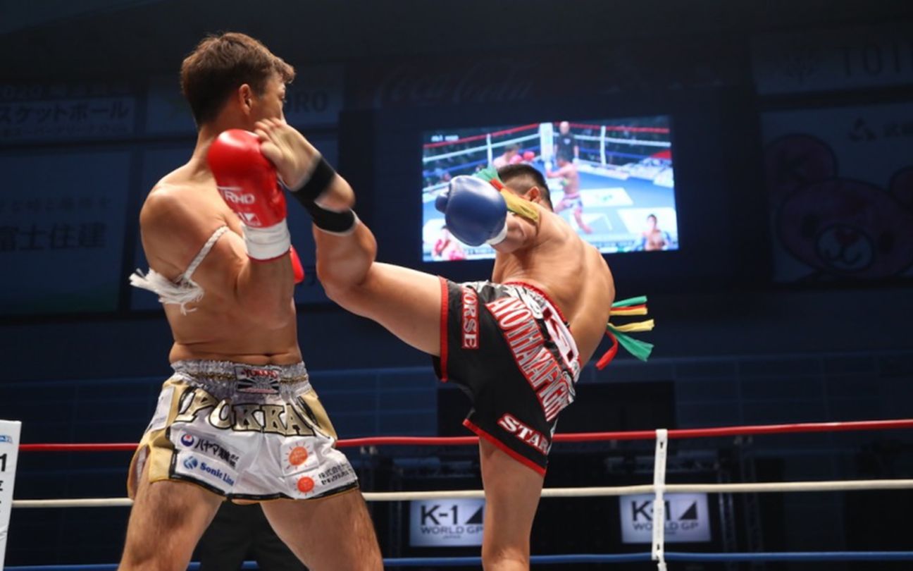 泰拳王考一回合高扫ko日本武士大和哲也_哔哩哔哩 (゜-゜)つロ 干杯