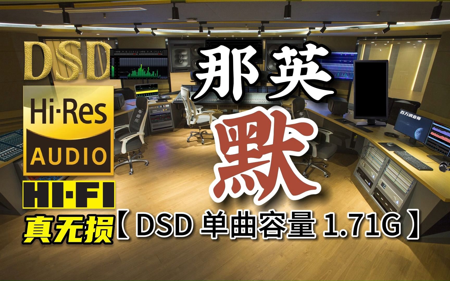 经典老歌,那英低吟浅唱《默》DSD完整版,单曲容量1.71G,百万调音师专业制作,顶级无损HIFI音乐哔哩哔哩bilibili