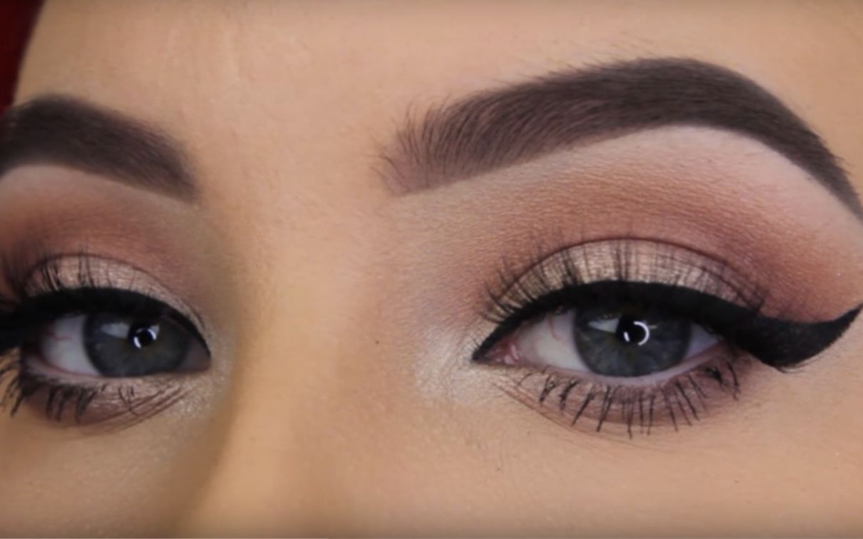 soft everyday eye makeup tutorial /日常眼部化妆教程_哔哩哔哩